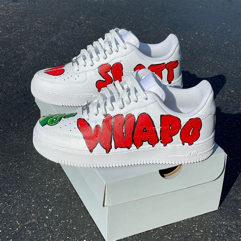 White Nike Af1 Low Mens 8 Custom Order Invoice 2 Of 2 B Street