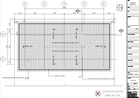Sloping Roof Roof Plan Detail Drawing In Dwg File Cadbull