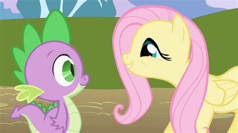 Image Fluttershy Calling Spike So Cute S1e01png My Little Pony