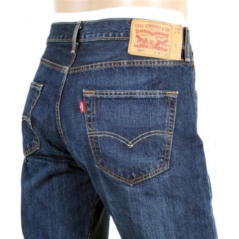 Buy Levis 501 Dark Blue Denim Jeans With Original Fit