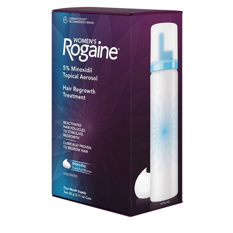 Serums can weigh down thinning hair, making it appear flatter and sparser. Women's Rogaine 5% Minoxidil Foam for Hair Thinning and ...