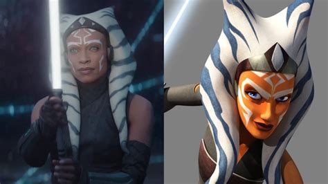 Slideshow: Star Wars: Ahsoka - Live-Action vs. Animation Character