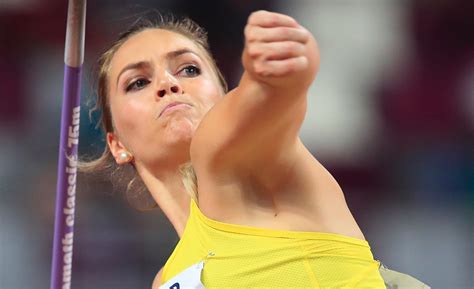 She won gold at the 2019 world championships, and her personal best of 67.70 m ranks her 13th in the overall list. Australian Javelin thrower Kelsey-Lee Barber is world ...