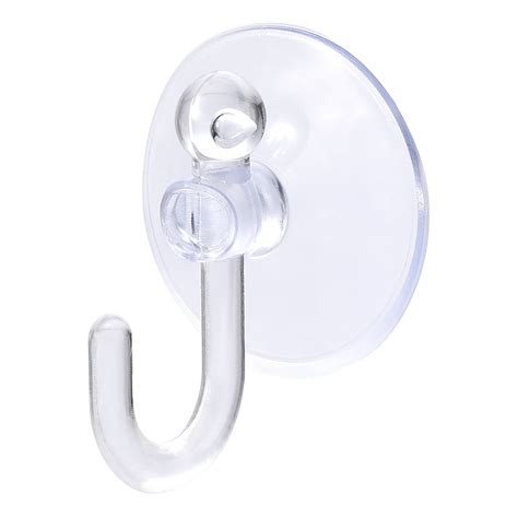 Suction Cup Hooks 25mm Diameter Clear Pvc Wall Hooks For Kitchen