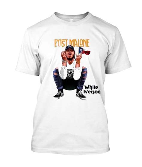 Buy Post Malone White Iverson Graphic T Shirt This T Shirt Is Made To