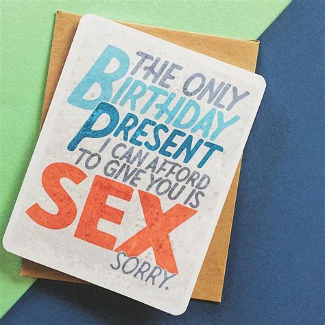 Birthday Sex Happy Birthday Boyfriend Card Girlfriend Etsy