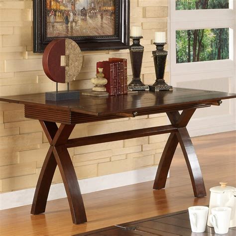 Its a baby changing table that has an attached bath tub as well. Hokku Designs Kingston 50" Solid Wood Console Table ...