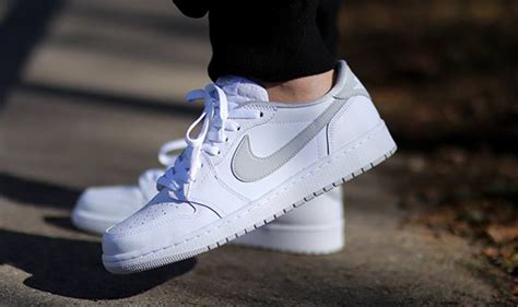 The air jordan 1 was a revolutionary, futuristic shoe when it was first released in 1985. On Foot: Air Jordan 1 Retro Low OG White / Natural Grey ...