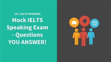 Mock IELTS Speaking Exam Questions And Tips YouTube