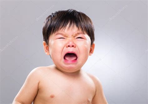Crying Asian Baby Stock Photo By ©leungchopan 46855745