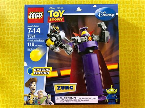 Disney Toy Story Lego 2010 Zurg Building Toy 7591 Sealed In Box Free