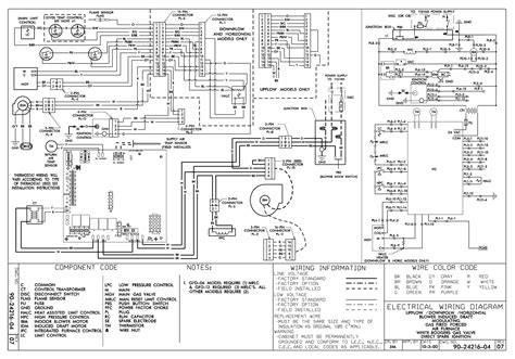 The diagram provides visual representation of the electric arrangement. Trane Xe80 Thermostat Wiring Diagram