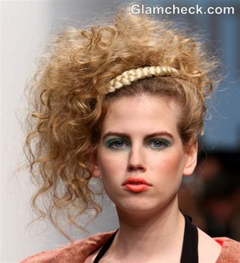 Discover the top 50 best long curly hairstyles for men plus learn how to grow them. Hairstyle DIY - Big Curly updo with a wraparound Braid