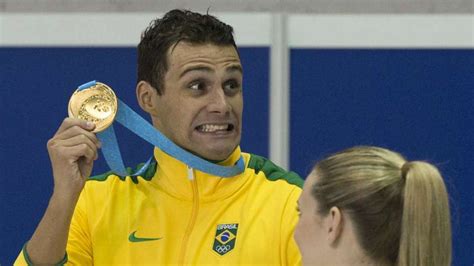 Brazilian Swimmer Realizes He Won Gold In Funny  Sports Illustrated