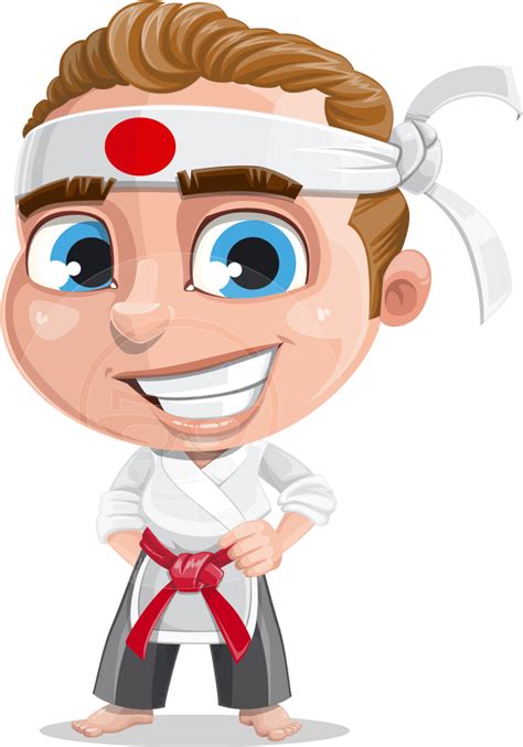 Combo The Little Karate Boy Png Boy Transparent Taekwondo Cartoon