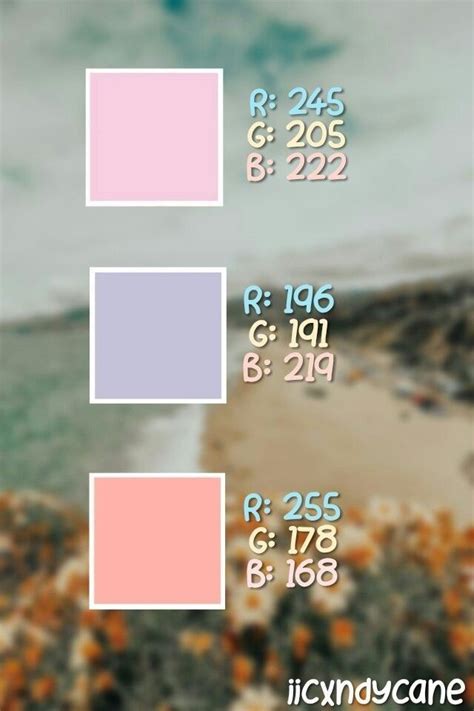 RGB (not mine) in 2021 | Rgb color codes, Decal codes, House color schemes