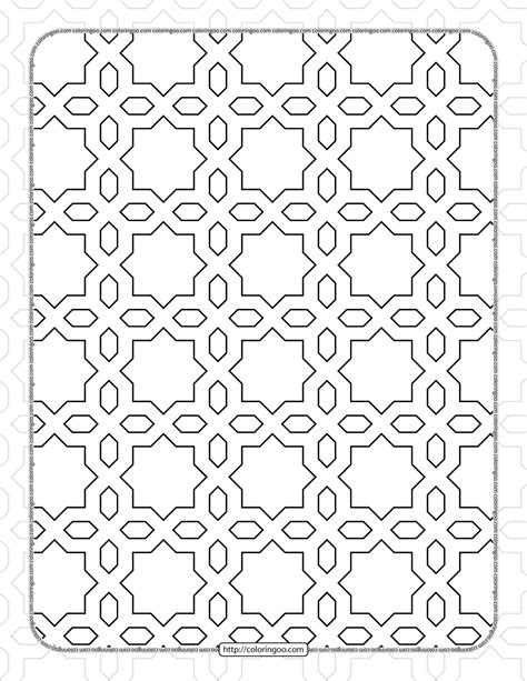 Free Printable Pdf Geometric Pattern 040
