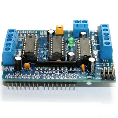 L293d Motor Drive Shield Expansion Board For Arduino Duemilanove Mega