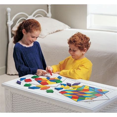 Learning Resources® Parquetry Blocks Activity Set 52 Pieces In 2022