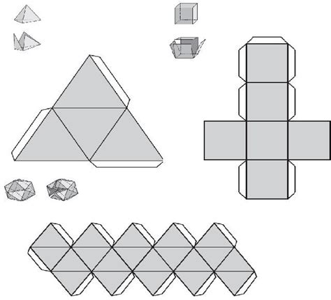 Plantillas De Figuras Geometricas En 3dimensiones Images And Photos Images