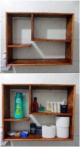 Pallet Bathroom Shelf Pictures