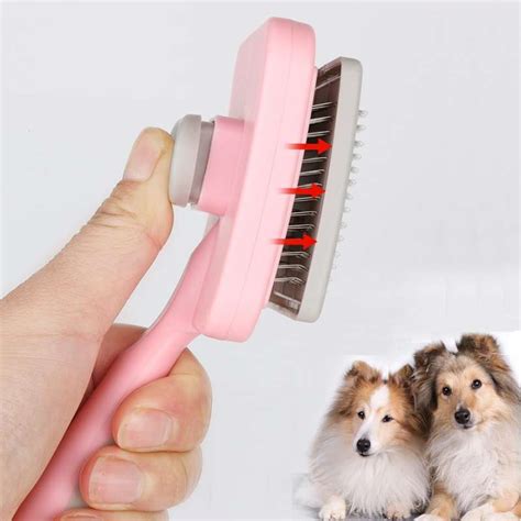 Easy Cleaning Pet Brush Cat Dog Remove Loose Fur And Hair Comb Supamd
