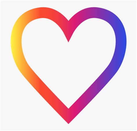 Instagram Heart Icon Transparent Hd Png Download Kindpng