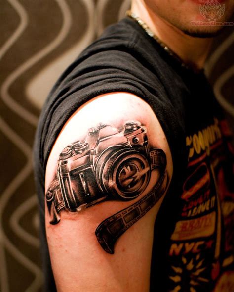 You could get a camera tattoo on your arm if you are still learning about it. Camera Tattoos | THEME