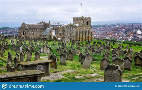 St Mary S Church And Graveyard Whitby Editorial Stock Image Image Of