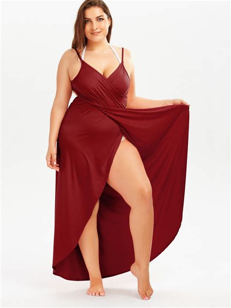 Wipalo Plus Size Sexy Beach Wrap Cover Up Dress In Dresses From Womens Clothing On Aliexpress