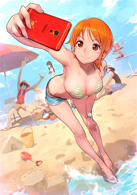 Nami Showing Off Her Perfect Beach Bod One Piece Nudes