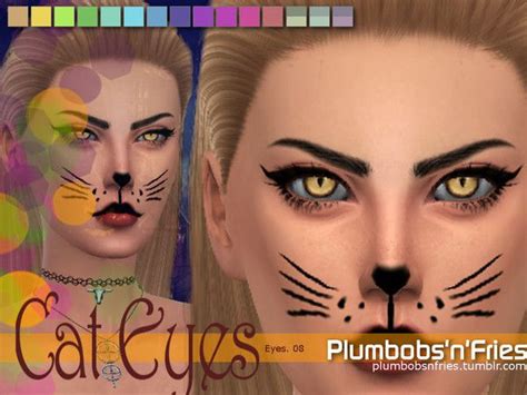 Plumbobs N Fries Meow 3 Set Halloween Customes Halloween Face