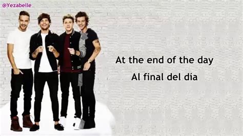 5 One Direction End Of The Day Color Coded Sub Español Lyrics