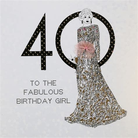 See more ideas about funny birthday cards, birthday cards for friends, birthday cards. Fabulous Birthday Girl - Handmade 40th Birthday Card ...