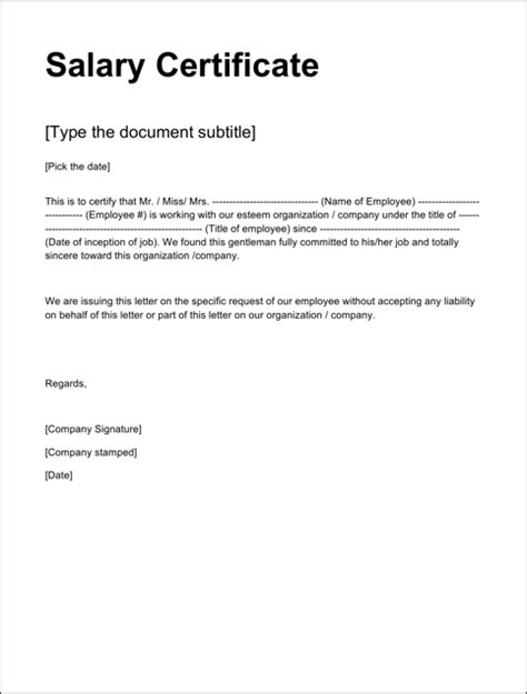 Download income certificate application along with documents required and procedure for application. Salary Certificate Templates | Certificate format, Certificate templates, Nursing resume