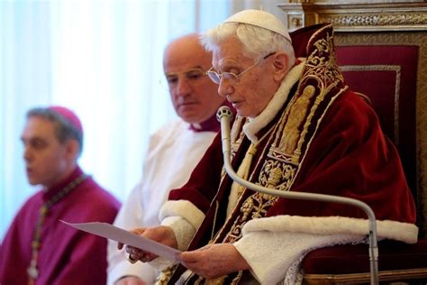 Shaken Up By Pope Benedicts Resignation The Catholic Weekly