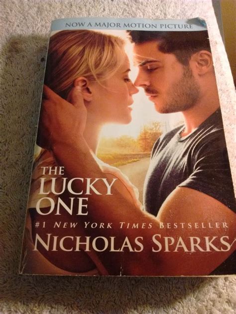 The Lucky One By Nicholas Sparks 2012 Paperback Nicholas Sparks Books Nicholas Sparks Movies