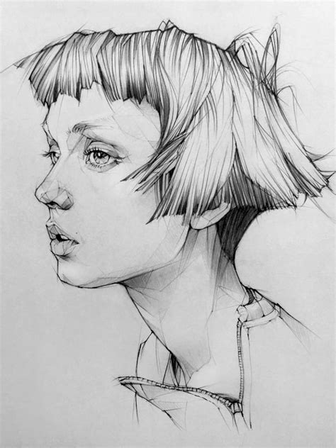 Pencil Drawing Portrait Toh Yasu藤保 077pencilartpencilsketch