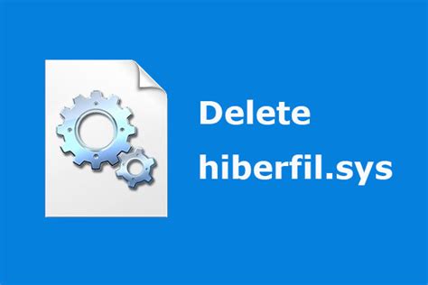 What Is Hibernation File And How To Delete Hibernation File Win 10