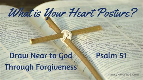 What Is Your Heart Posture Draw Near To God Through