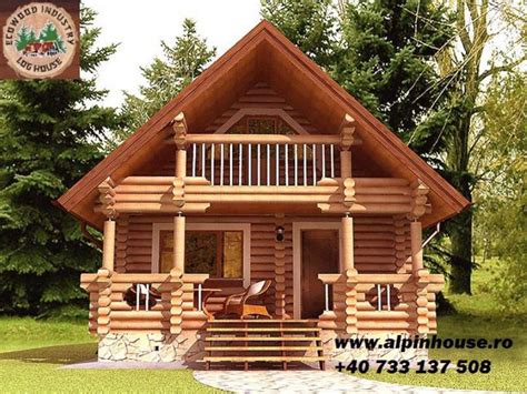 Case Ieftine Din Lemn Rotund La Munte Log Cabin House Plans Barn Homes