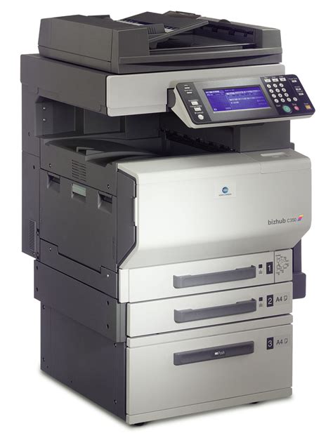 Very compact and robust system with a speed of copy / print 16 pages per minute. KONICA MINOLTA BIZHUB C350 PRINTER DRIVER