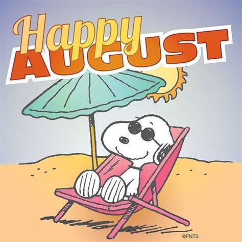 Snoopy Beach Happy August Image Pictures Photos And Images For