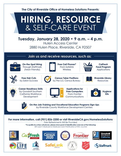 Hiring Resources Self Care Event For The Homeless
