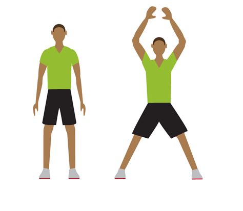 Exercise clipart jumping jack, Exercise jumping jack Transparent FREE
