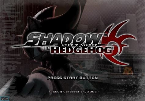 Shadow The Hedgehog For Sony Playstation 2 The Video Games Museum
