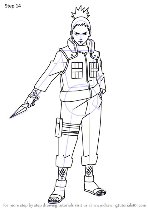 Shikamaru Coloring Pages Lanceteduarte