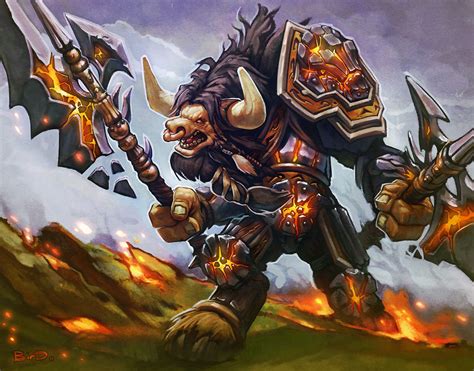 wow tauren warrior wallpaper