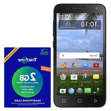 Tracfone Tcl Lx 4g Lte Prepaid Cell Phone
