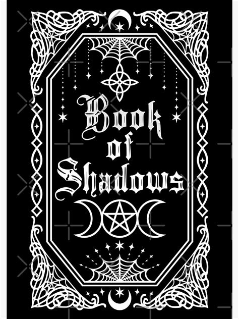book of shadows spiral notebook by ravenwake redbubble